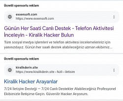 Dolandırıcı hacker siteleri