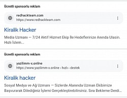 Dolandırıcı kiralık hacker sitesi